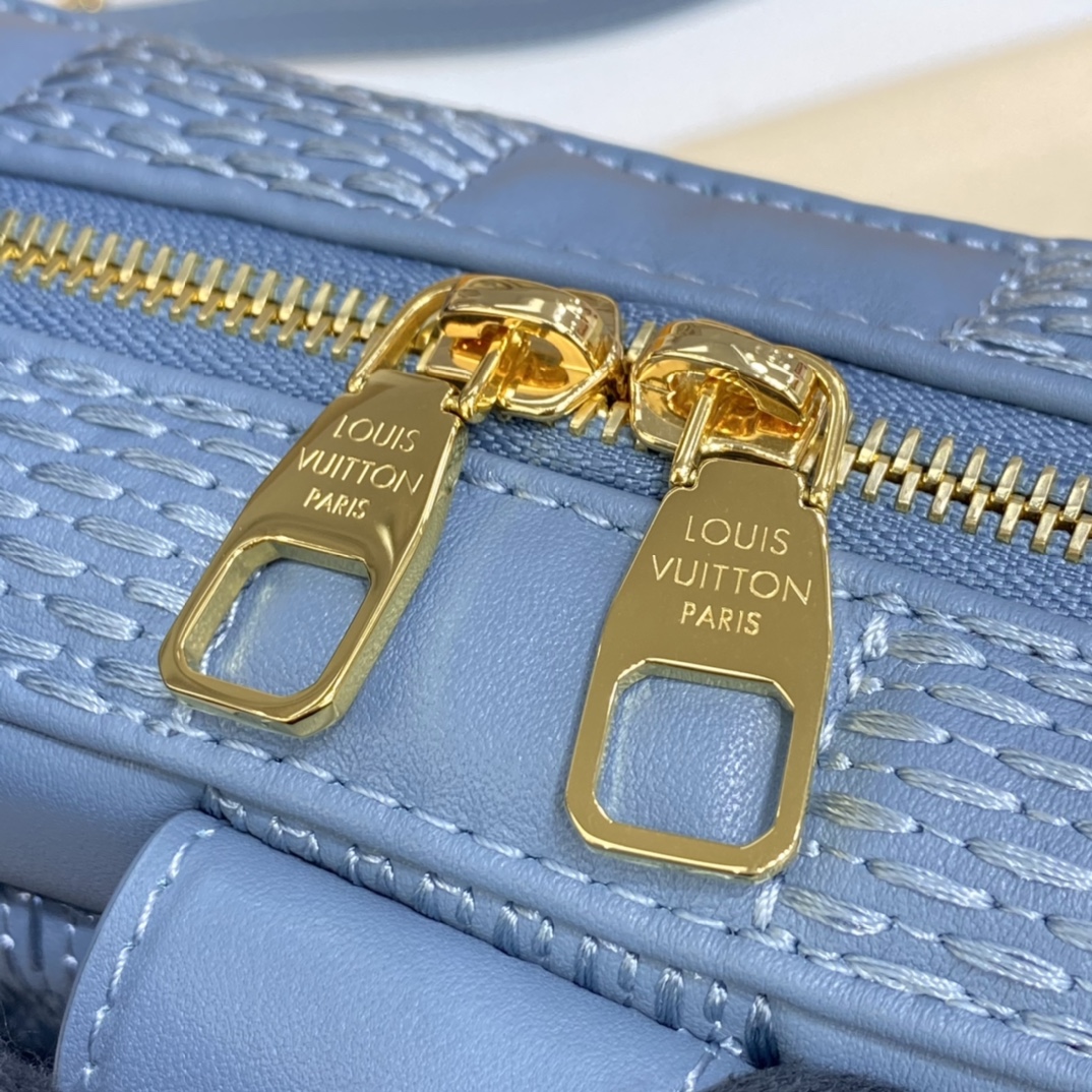 Louis Vuitton TROCA PM Handbag M59115 Glacier Blue